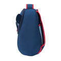 Side view of Dabbawalla Bags Blue Monkey Backpack.