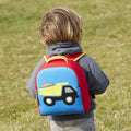 Boy wearing Truck Harness Backpack
