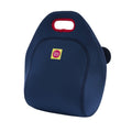 Rearview of machine-washable blue Dabbawalla Lunch Bag.