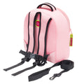 Back view of Miss Kitty harness backpack.  Adjustable straps and detachable tether.