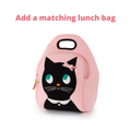 Add a pink kitty lunch bag to order.
