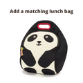 Add a matching black and white Dabbawalla Panda lunch bag to your order.