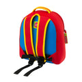 Back view Truck Harness Back pack by Dabbawalla Bags. Soft straps and detachable tether.