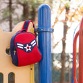 Preschool eco-friendly backpack by Dabbawalla Bags with a Captain America theme.